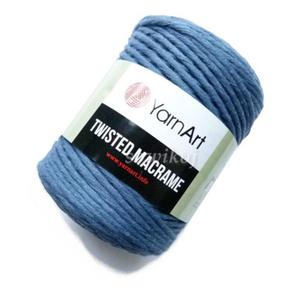 Sznurek do makramy YarnArt Twisted Macrame 5mm JEANS kol.761 niebieski - 2860196220