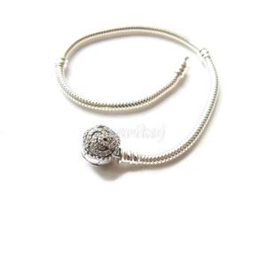 Baza bransoletki do charmsów srebrna bransoletka zapięcie Róża typ Pandora oksyda - 2865119520