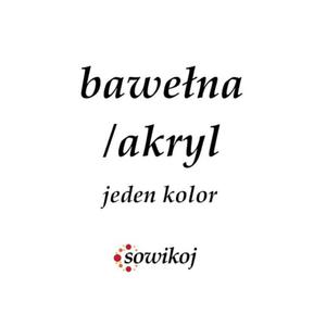 Wczka bawena akryl - JEDEN kolor w motku - 2867270930