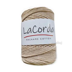 Sznurek do makramy LaCorda Macrame COTTON BE redni 2-3mm kol.760 beowowy - 2874429723