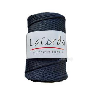 Sznurek poliestrowy POLYESTER CORD 5 LaCorda czarny 160 paski - 2874429728