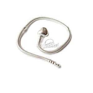 Baza bransoletki do charmsów srebrna bransoletka zapicie serce typ Pandora