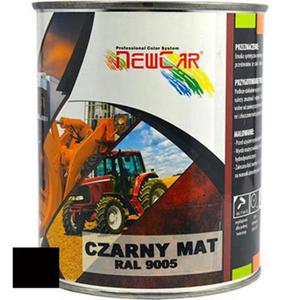 NewCar Przemysowe powoki renowacyjne 1K CZARNY MAT RAL 9005 (tiefschwarz) 0,75L - 2824154836