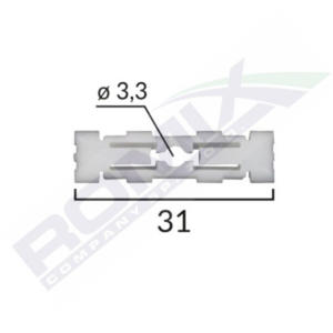 Spinka listwy SEAT SKODA VW - 2868374136