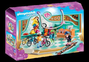 PLAYMOBIL 9402 SKLEP ROWEROWY I SKATEBOARDOWY - 2860953088