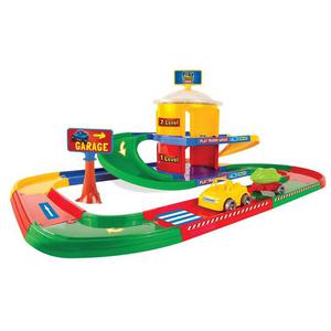 PLAY TRACKS GARAGE GARA 2-POZIOMOWY WADER 53010 - 2866179667