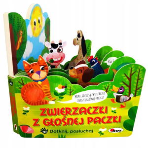 ZWIERZACZKI Z GONEJ PACZKI - KSIECZKA SENSORYCZNA - 2870603088