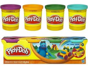 CIASTOLINA PLAY-DOH 4 TUBY RӯNE KOLORY HASBRO B5517 - 2877586828