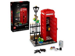 LEGO IDEAS 21347 CZERWONA LONDYSKA BUDKA TELEFONICZNA - 2878026012