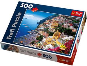 Positano, Wybrzee Amalfickie, Wochy Puzzle 500 elementw Trefl 37145 - 2864029077