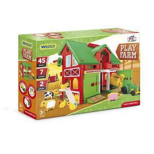 PLAY HOUSE FARMA DOMEK ZE ZWIERZTKAMI WADER 25450 - 2828233876