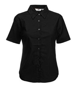 Koszula damska Fit S/S Oxford Shirt Czarna M