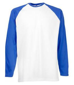 Koszulka L/S Baseball Biaa/Niebieska L