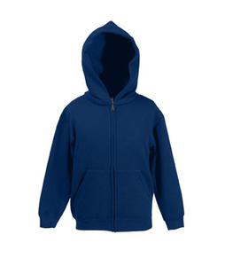 Bluza z kapturem Zip Hooded Sweat Granatowa 14-15 (164) - 2827615867