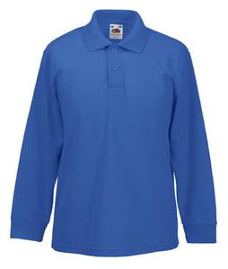 Koszulka Long Sleeve Polo Niebieska 12-13 (152) - 2843268342