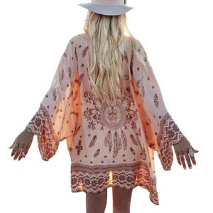 Letnia narzutka boho. Bluzka styl boho P412 - 2842238863