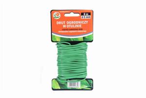 Drut ogrodniczy pokryty PVC 3 mm x 8m - 2860623552