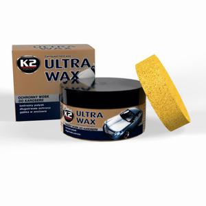 K2 ULTRA WAX 250g + gbka - do nabyszczania i konserwacji wszystkich typw lakierw - 2860623594