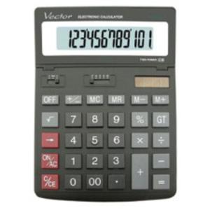 Kalkulator Vector DK-206 BLK - 2827238399