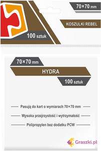 Koszulki na karty Rebel (70x70 mm) "Hydra", 100 sztuk Darmowa dostawa od 300z // Odbir osobisty w Opolu - 2874557748