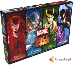 Dice Throne Marvel: Box 1 (Scarlet Witch, Thor, Loki, Spider-Man) PRZEDSPRZEDA Darmowa dostawa od 300z // Odbir osobisty w Opolu - 2877585946