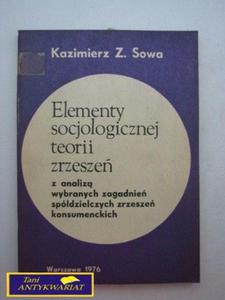 ELEMENTY SOCJOLOGICZNEJ TEORII ZRZESZE - 2822520018