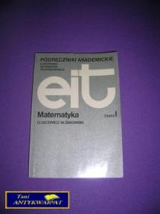 PODRCZNIKI AKADEMICKIE MATEMATYKA G.Decewicz - 2822521955