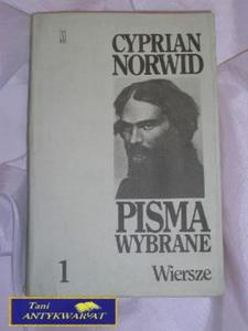 PISMA WYBRANE WIERSZE 1-CYPRIAN NORWID