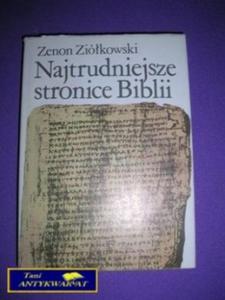 NAJTRUDNIEJSZE STRONICE BIBLII -Z.Zikowski - 2822522991