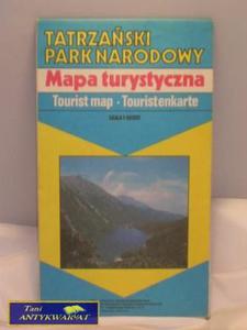 TATRZASKI PARK NARODOWY MAPA TURYSTYCZNA - 2858288910