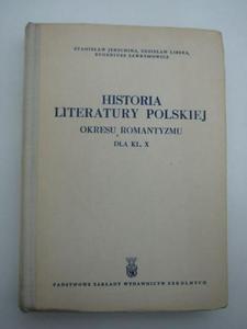 HISTORIA LITERATURY POLSKIEJ OKRESU ROMANTYZMU - 2822582087