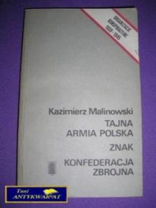 TAJNA ARMIA POLSKA ZNAK KONFEDERACJA ZBROJNA - 2822524128