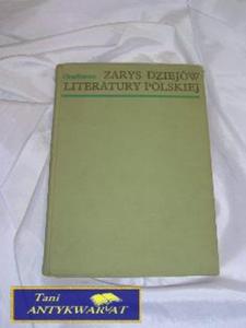 ZARYS DZIEJW LITERATURY POLSKIEJ - 2822524292