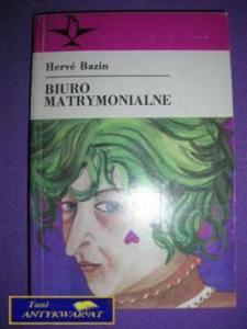 BIURO MATRYMONIALNE- Herve Bazin - 2822524794