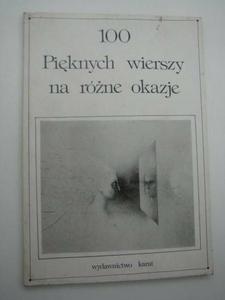 100 PIKNYCH WIERSZY NA RӯNE OKAZJE - 2858299061