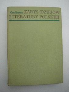 ZARYS DZIEJW LITERATURY POLSKIEJ - 2822592383