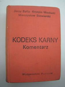 KODEKS KARNY KOMENTARZ - 2858299246