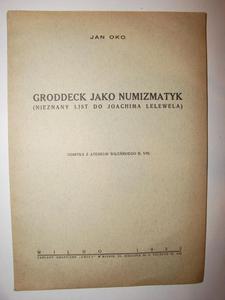 GRODDECK JAKO NUMIZMATYK - 2822593265