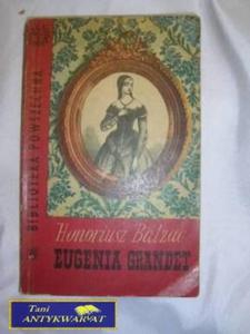 EUGENIA GRANDET - Honoriusz Balzac - 2822526591