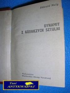 DYNAMIT Z GRNICZYCH SZTOLNI i wiele innych h - 2822526860