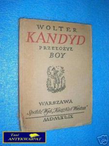 KANDYD CZYLI OPTYMIZM - Wolter - 2822528513