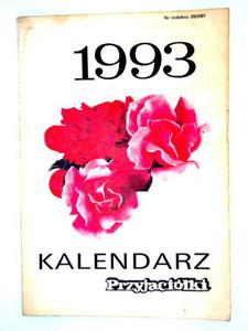 KALENDARZ PRZYJACIÓKI 1993