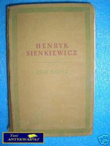 QUO VADIS - H.Sienkiewicz - 2822528876