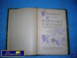 ROZPRAWA O METODZIE - Kartezjusz - 2822528920