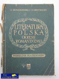 LITERATURA POLSKA OKRESU ROMANTYZMU - 2858286993
