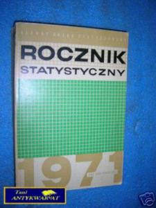 ROCZNIK STATYSTYCZNY 1971 - Praca zbiorowa - 2822529373