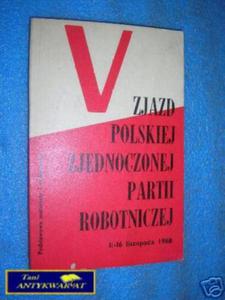 V ZJAZD POLSKIEJ ZJEDNOCZONEJ PARTII ROBOTNICZEJ - 2822530640