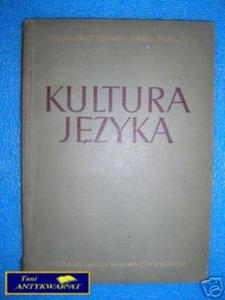 KULTURA JZYKA - Praca zbiorowa - 2822530946