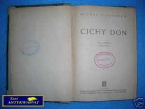 CICHY DON TOM I CZʦ II - M.Szoochow