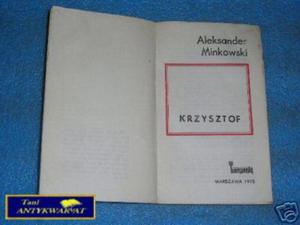 KRZYSZTOF - A.Minkowski - 2822531876